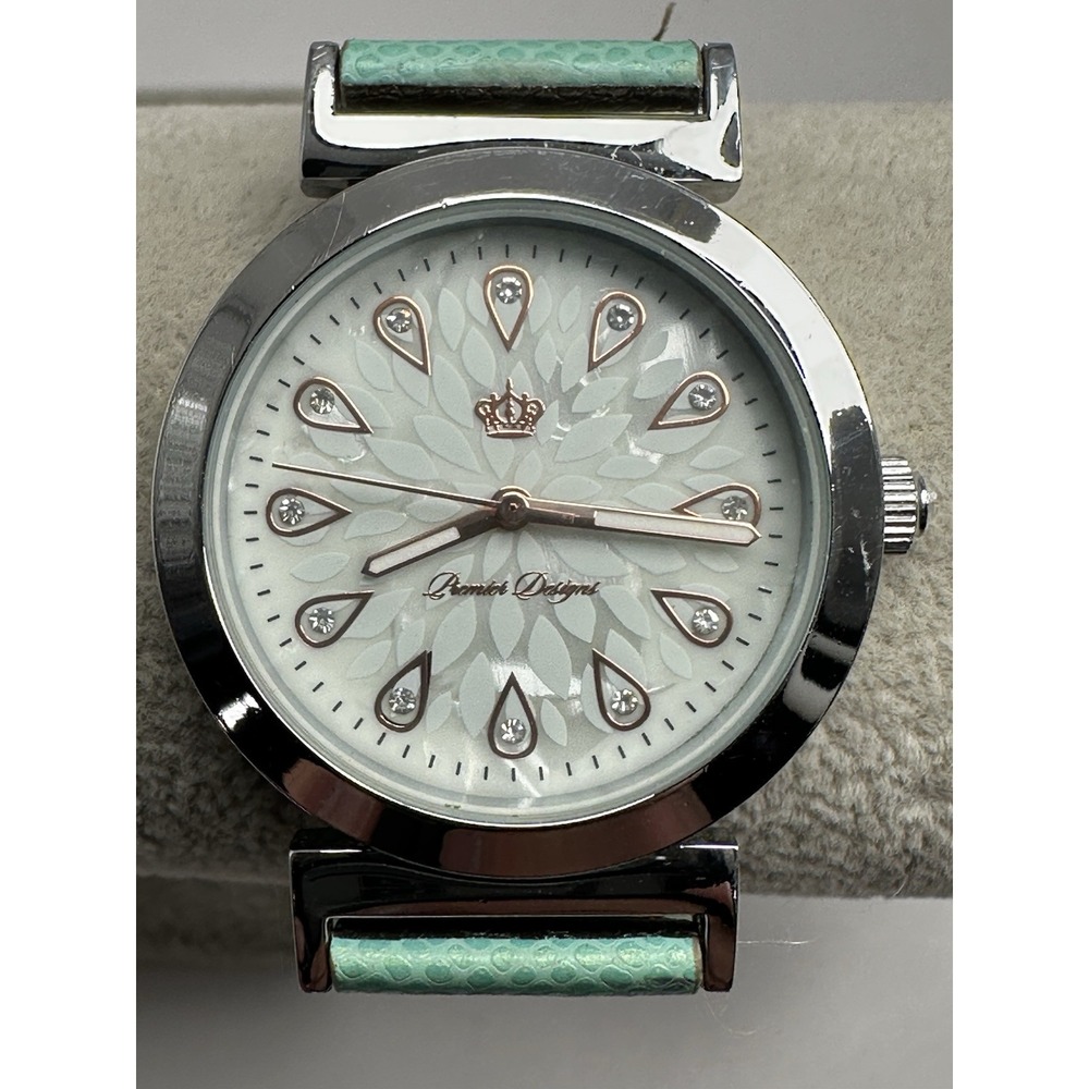 Premier Designs MOP Ladies Watch New Battery 36MM 8" Reversable Band F16‎